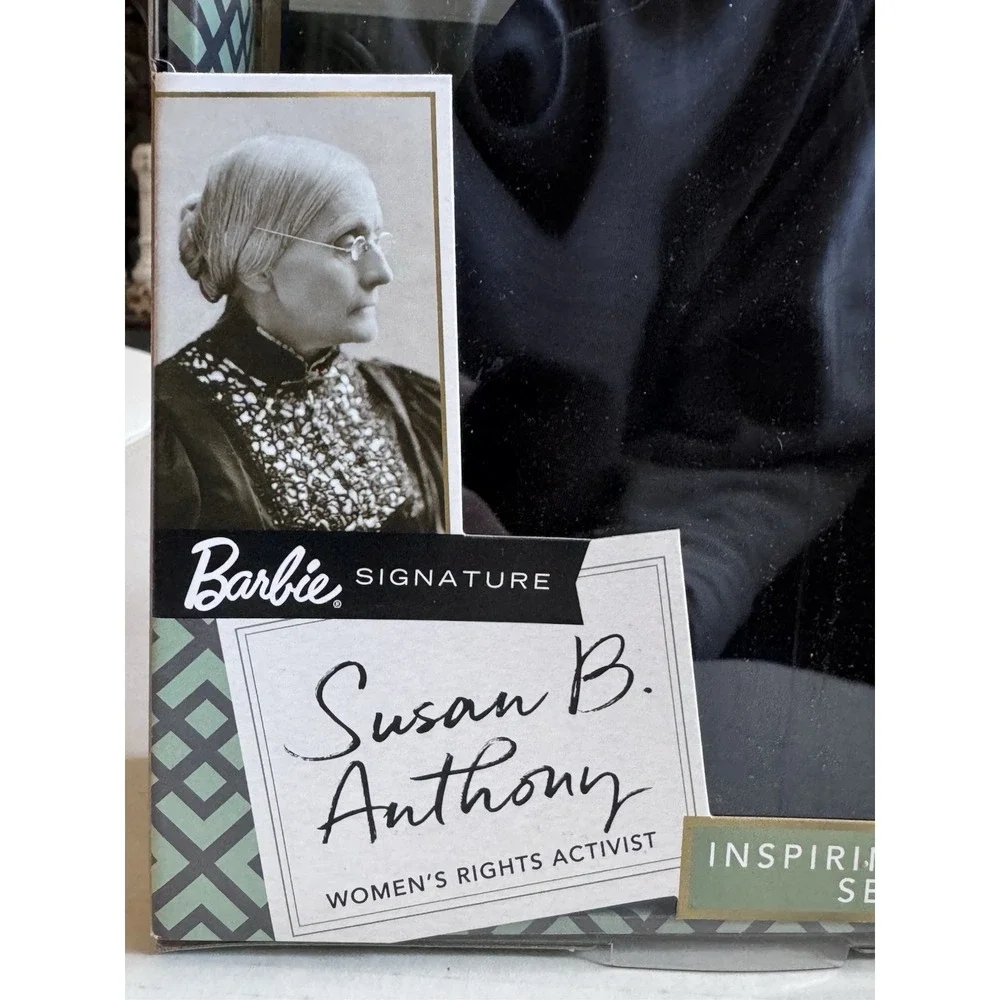 Mattel Barbie Inspiring Women Series Susan B. Anthony Doll Women's Rights Votes